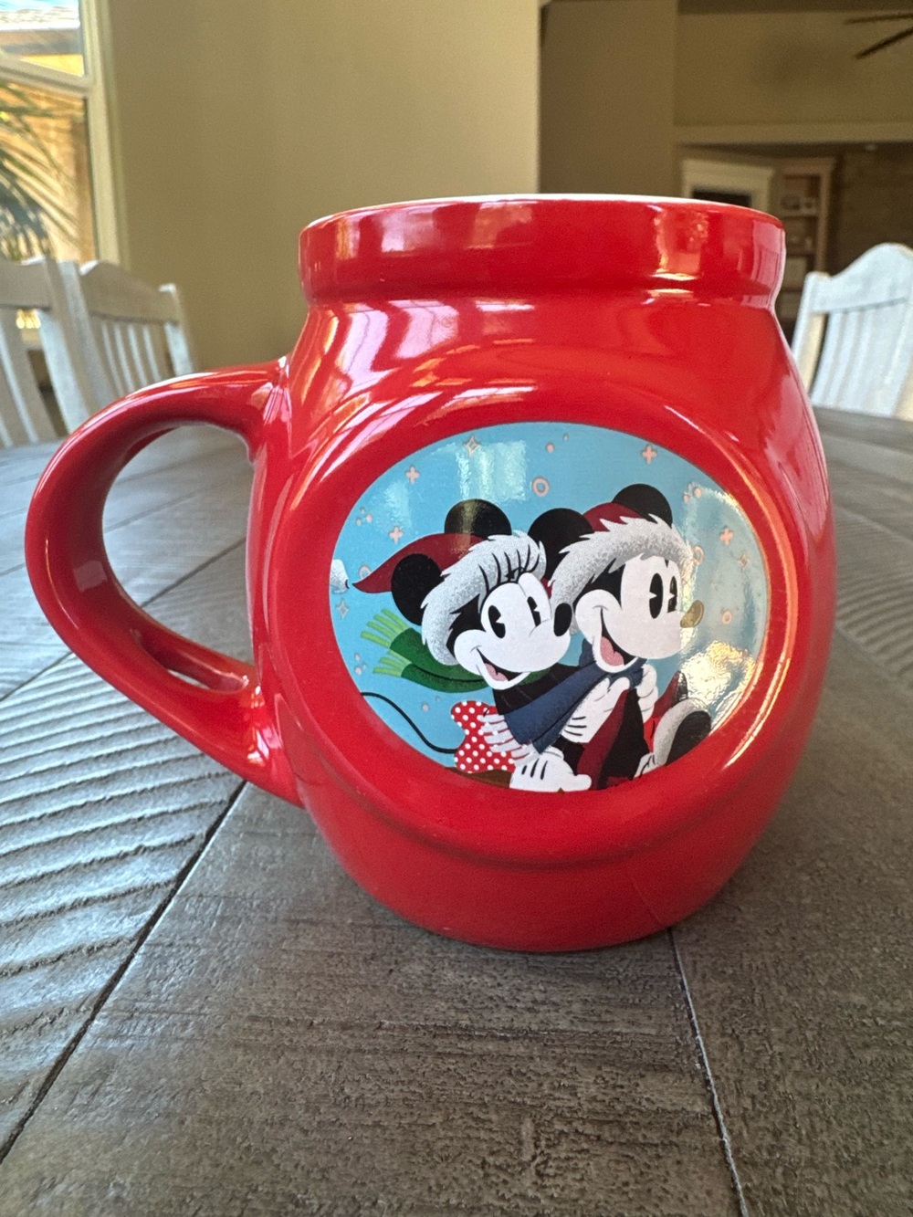 Disney Red Holiday Mickey & Minnie Holiday - Christmas Mug
